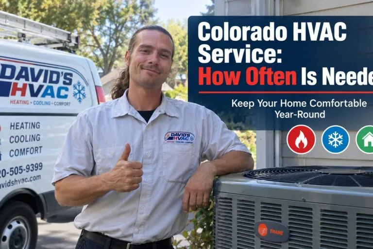 David's HVAC technician providing Colorado HVAC service for heating and cooling systems.