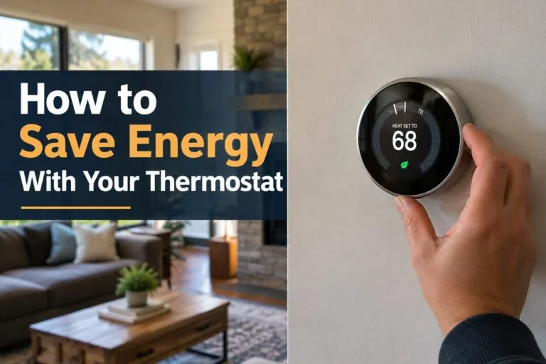 How to save energy with your thermostat using efficient temperature settings